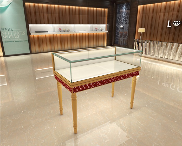 歐式珠寶柜,珠寶黃金展示柜,黃金首飾展示柜臺(tái)