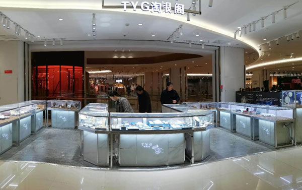 轉(zhuǎn)角展示柜臺怎么購買?選購要點是什么