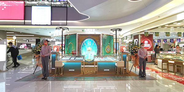 珠寶展示柜設(shè)計,玻璃珠寶展示柜