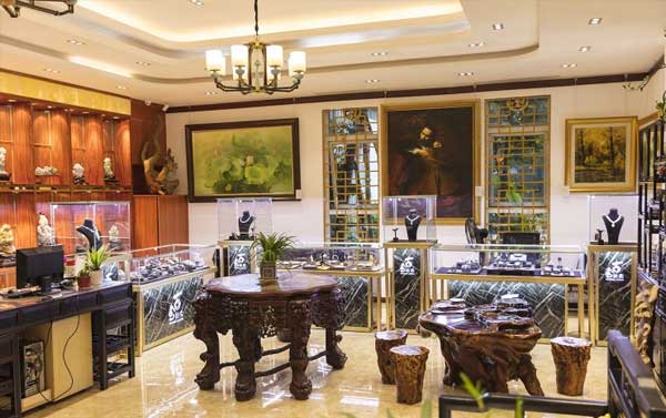 黃金首飾展示柜臺(tái)